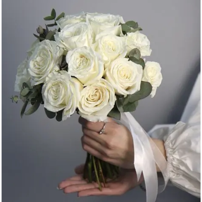 brides bouquet 1228: розы Playa Blanca